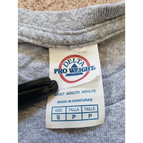 Y2k Delta Tag Respect The Earth Graphic T-shirt Gray Adult Unisex Size Small - Picture 3 of 5